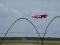 virgin blue embraer e190 landing at brisbane