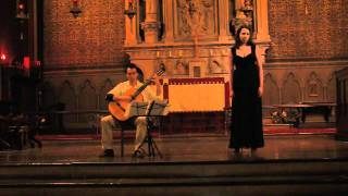 Nadine Sierra and João Kouyoumdjian perform Bachianas Brasileiras No 5 (Aria), by H. Villa-Lobos