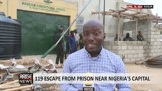 119 ESCAPE FROM PRISON NEAR NIGERIA'S CAPITAL