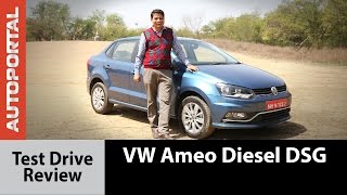 Volkswagen Ameo Diesel DSG Test Drive Review - Autoportal