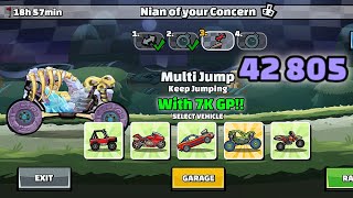Hill Climb Racing 2 - 42804 points With 7K GP in NIANOF YOUR CONCERN Team Event