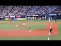 20220918　オリックス･バファローズ【4回ｳﾗ】応援･攻撃風景　バッティング打撃　応援団による電子笛、太鼓応援、ｽﾋﾟｰｶｰから流れる応援歌あり@京ｾﾗﾄﾞｰﾑ大阪･ﾚﾌﾄ外野下段