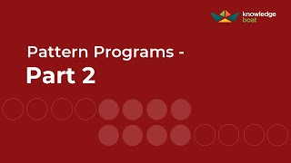 Pattern Programs - Part 2 | ICSE Computer Applications | Java & BlueJ