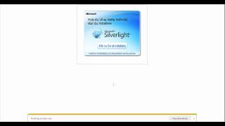 How to install Silverlight for Business Monitor