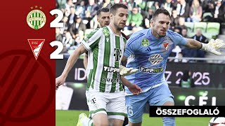 NB I: Ferencváros–DVSC 2–2 | összefoglaló