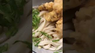 とり天ぶっかけうどん / chicken tempura bukkake