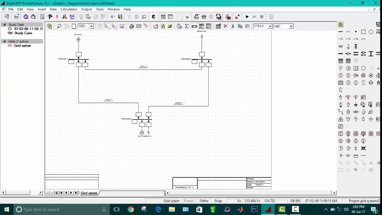 Introduction To Digisilent Powerfactory Basic Load Flow Analysis Youtube