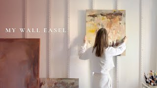 Art studio tip: How to build a flexible painting wall