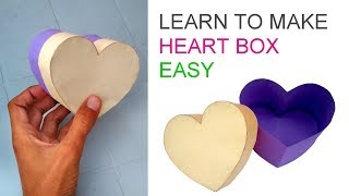 Making heart box or love box easy