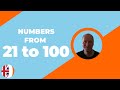 Learn how to say numbers from 21 to 100 in English (with pronunciation)