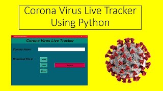 Coronavirus Live Tracker and Notifier using Python