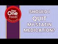 Should I QUIT my Statin Medication? | Step One Foods Building Blocks of Health