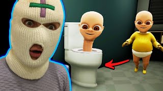 SKIBIDI TOILET В ЖЕЛТОМ ЗАГОВОРИЛ ?! ИГРА The Baby In Yellow