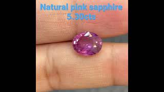 Natural pink sapphire 5.30cts#Sapphire #Pinksapphire#naturalpinksapphire#ceylonsapphire#Srilanka#