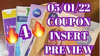 May 01, 2022 Coupon Insert Preview (4 Inserts) 🔥Hot Coupons🔥