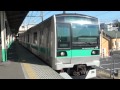 【jr】e233系2000番台ﾏﾄ1編成　新松戸発車