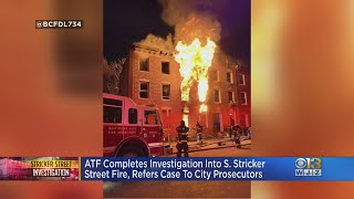 ATF completes investigation into 'incendiary' fire that killed 3 Baltimore firefighters