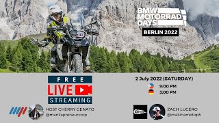 Jul2 LIVESTREAM at BMW Motorrad Days, Berlin 2022