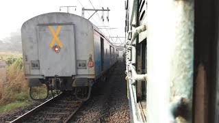 Onboard 11010 Pune Mumbai Sinhagad Express Departing Karjat..| Indian Railways |