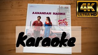 Aanandam Madike song karaoke 🎤 | with english lyrics