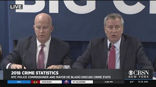 Full Video: Mayor, NYPD Discuss Year-End Crime Stats