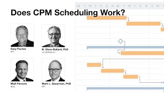 Does CPM Scheduling Work?