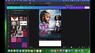 Lets design Tia, Little Mermaid inspired obituary template #obituaries #canvatutorial