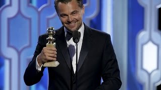 [Oscar 2016] Leo DiCaprio Reaction to 2016 Best Actor Oscar