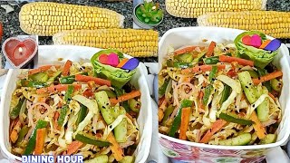 Salad Recipe|Easy Salad Recipe|Healthy Salad Recipe|Dinner/Lunch Recipe|Pickle Salad|Dining Hour
