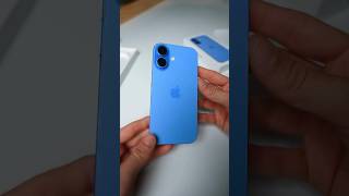 iPhone 16 unboxing blue colour 💙