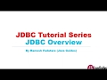 JDBC Tutorial - Part 0: JDBC Overview