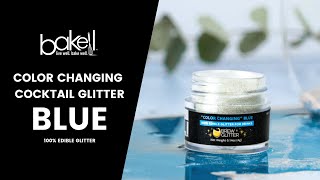 Color Changing Edible Glitter for Drinks - Blue Color Changing Brew Glitter® | Bakell®