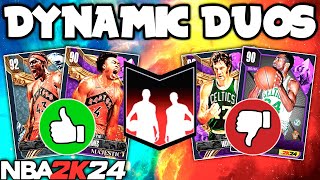 NEW DYNAMIC DUOS IN NBA 2K24 MyTEAM! WHICH DUOS ARE WORTH USING?