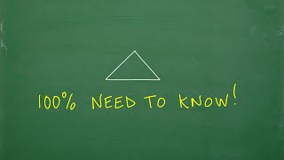 The Basics About TRIANGLES – 100% of Math Students Need to Know