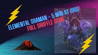 Elemental Shaman Arena Solo Shuffle - This game took me to 1937!