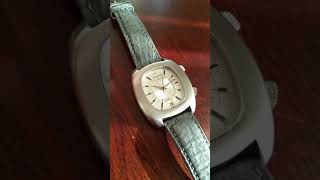 Watchesandart.com - Jaeger Lecoultre Memovox E872 ringing alarm in action. TV steel case.