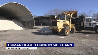 Human heart found in TDOT salt pile in Humphreys County