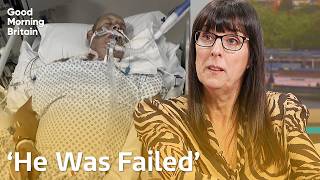 Widow describes 'carnage' of corridor care after husband left undiagnosed for 36 hours