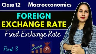 Foreign exchange rate | Fixed exchange rate | Macroeconomics | Class 12 | Part 3