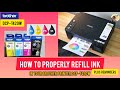 HOW TO PROPERLY REFILL INK IN YOUR BROTHER PRINTER DCP-T420W