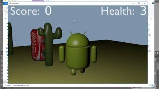 Walk Around Collecting Game, Setting Up Two Cameras, Shift to Go Faster & Making a Stand Alone Game