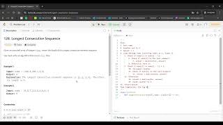 Longest Consecutive Sequence on LeetCode