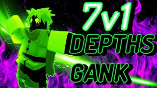 7v1 Against DEPTHS GANKERS | Deepwoken