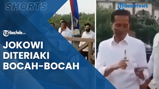 Viral Video Jokowi Diteriaki Bocah-bocah saat Kunjungan Kerja ke Gresik, Presiden Lambaikan Tangan