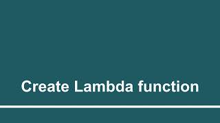 Create Lambda Function - 1 | Part - 8 | Create custom Alexa skill using AWS Lambda function
