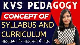 Concept of Curriculum and Syllabus part-1 Curriculum concept KVS pedagogy #kvspedagogy #kvsprt #kvs