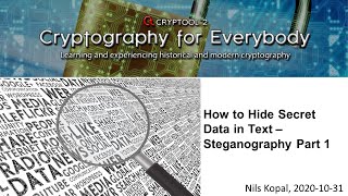 How to Hide Secret Data in Text – Steganography Part 1