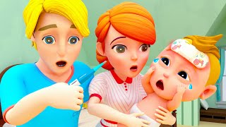 Finger Family - Baby Got Sick Cartoon - Good Manners | Super Sumo Nursery Rhymes & Kids Songs