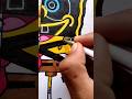 Drawing SpongeBob in X-ray style #art #short #spongebob