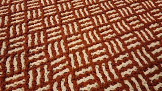 Part 3 - The Parquet/Basketweave Stitch - Interlocking Crochet Tutorial!